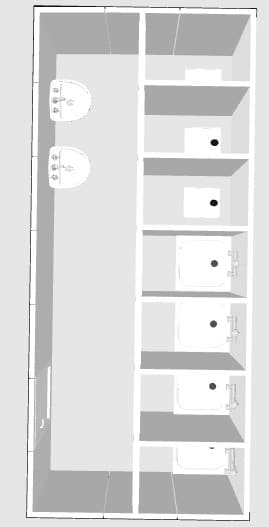 Tuvalet Konteyner 7'li - Görsel 5