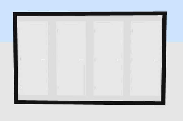 WC Duş Kabin 115X400 - Görsel 2