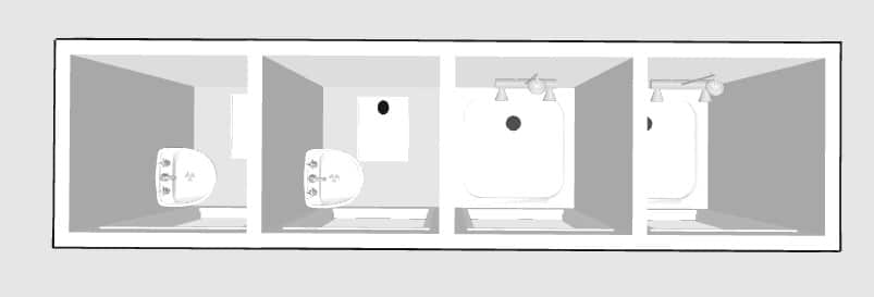 WC Duş Kabin 115X400 - Görsel 3