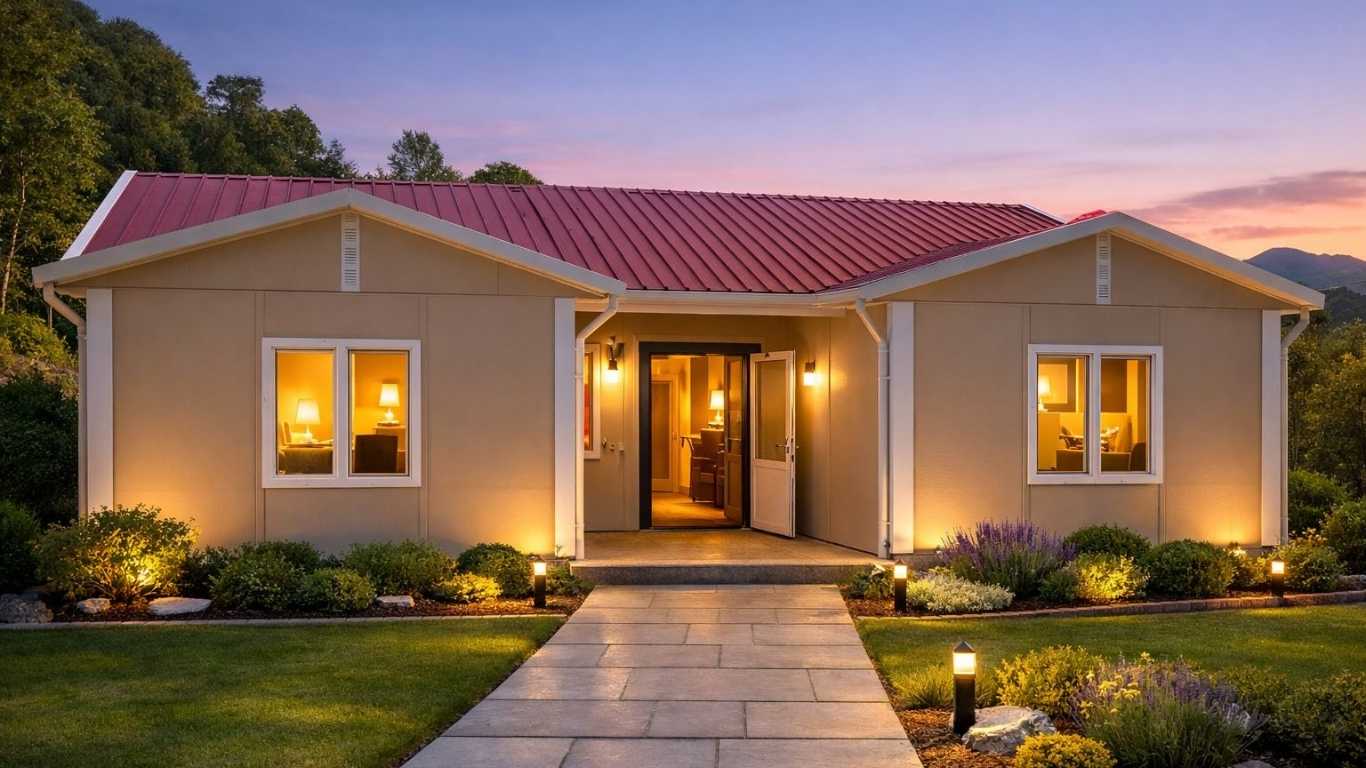 Tek katlı prefabrik ev modelleri